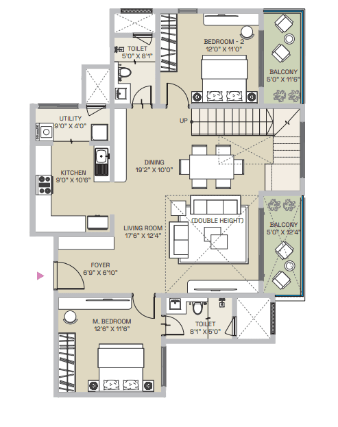 Penthouse Floor Plan